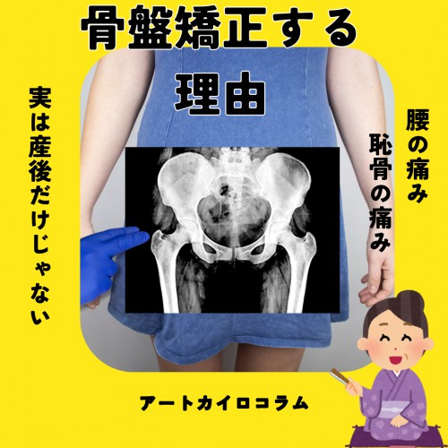 産後に骨盤矯正する理由の画像